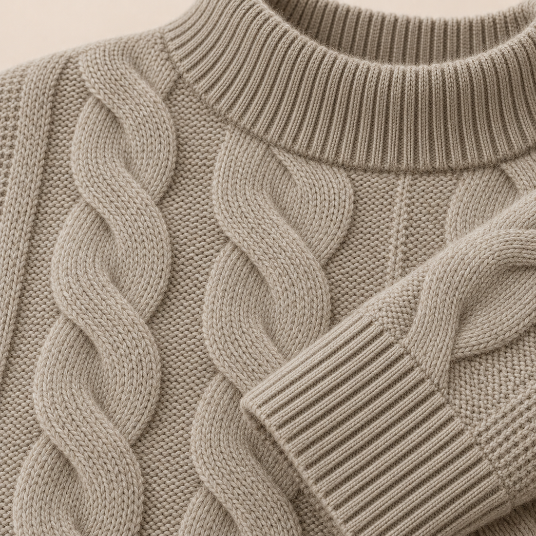 Vintersweater til dame i slim fit