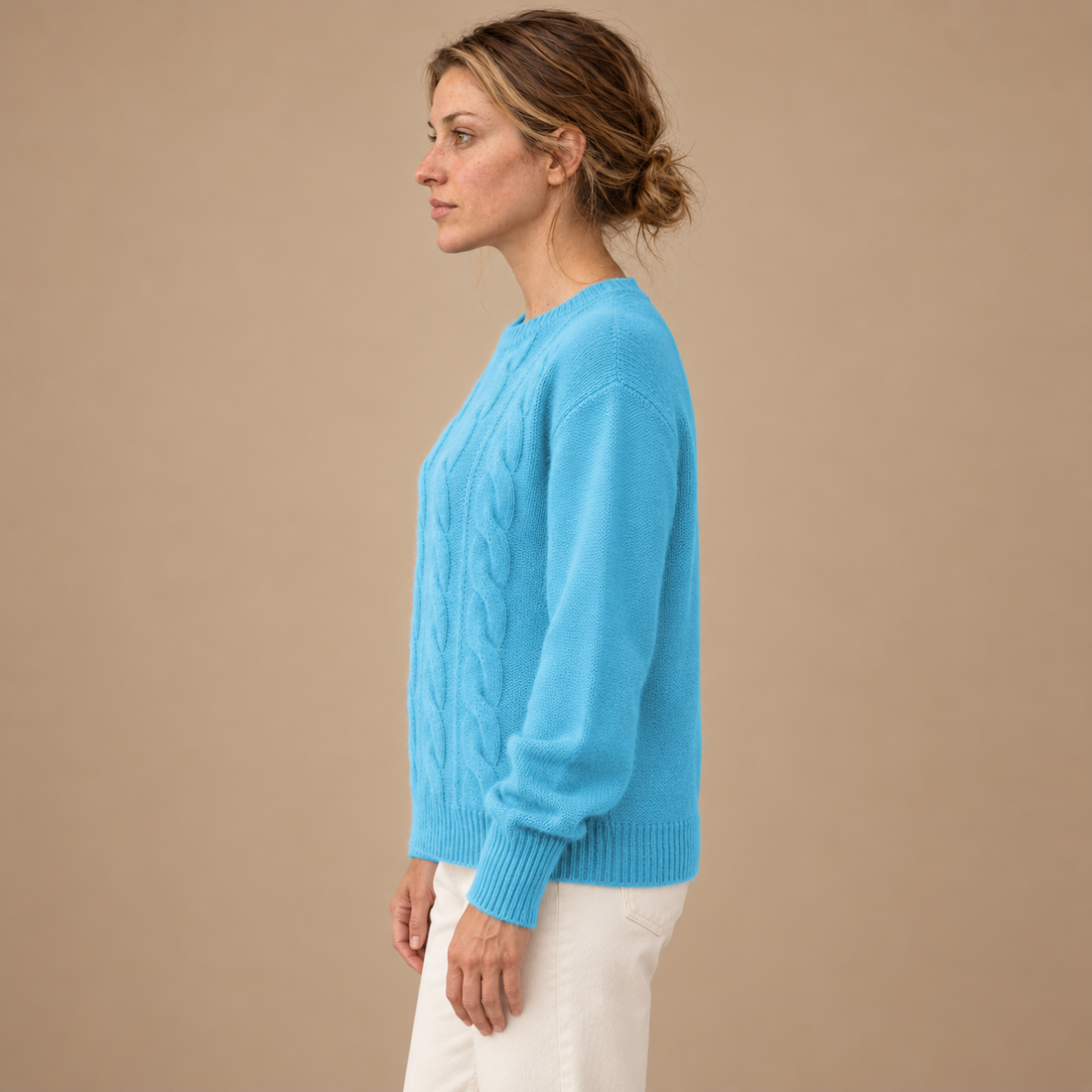 Vintersweater til dame i slim fit