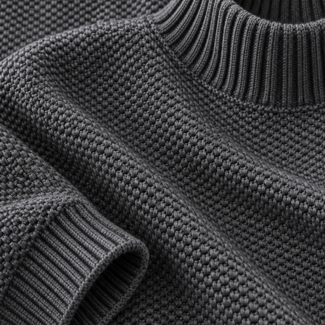 Strikket damesweater, one size