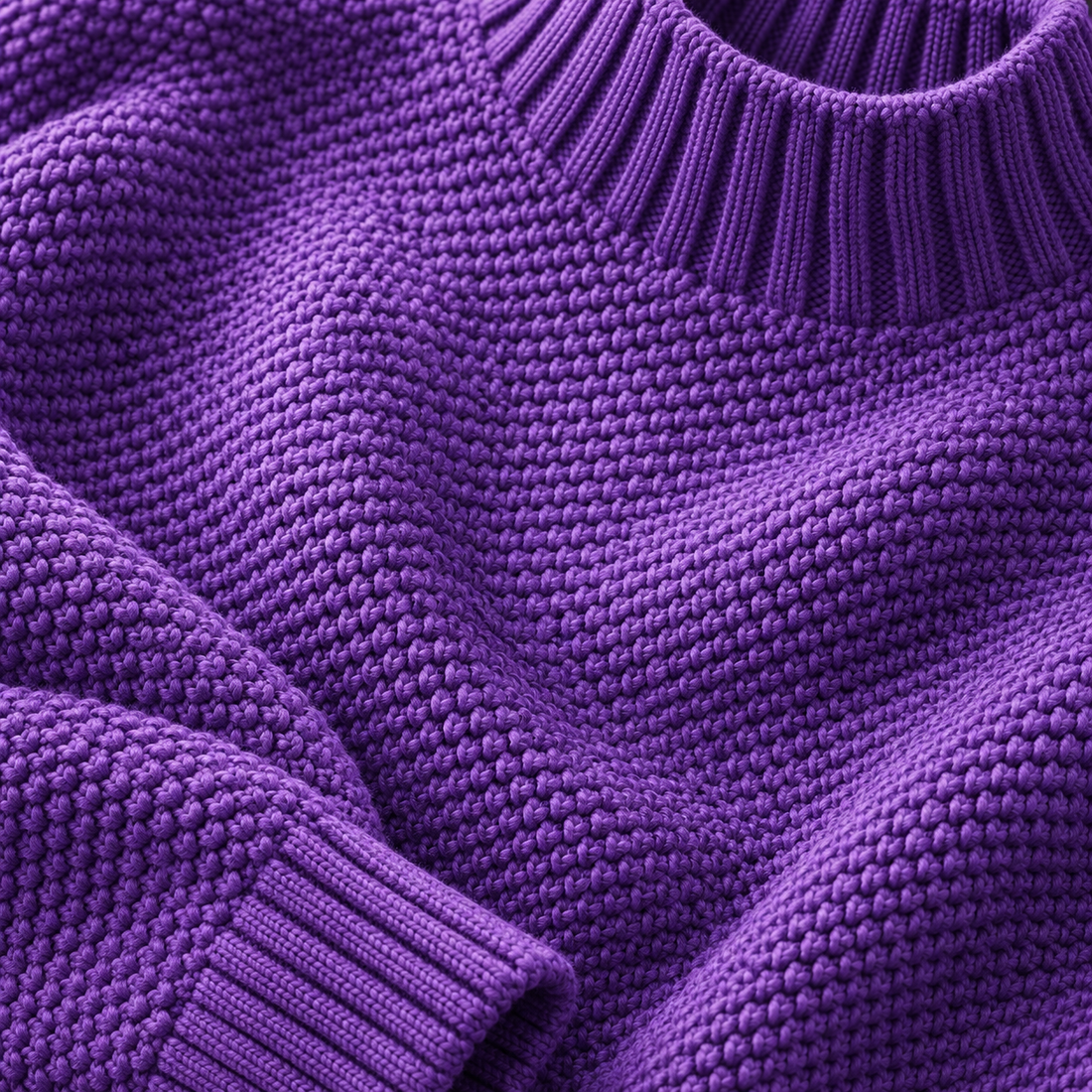 Strikket damesweater, one size