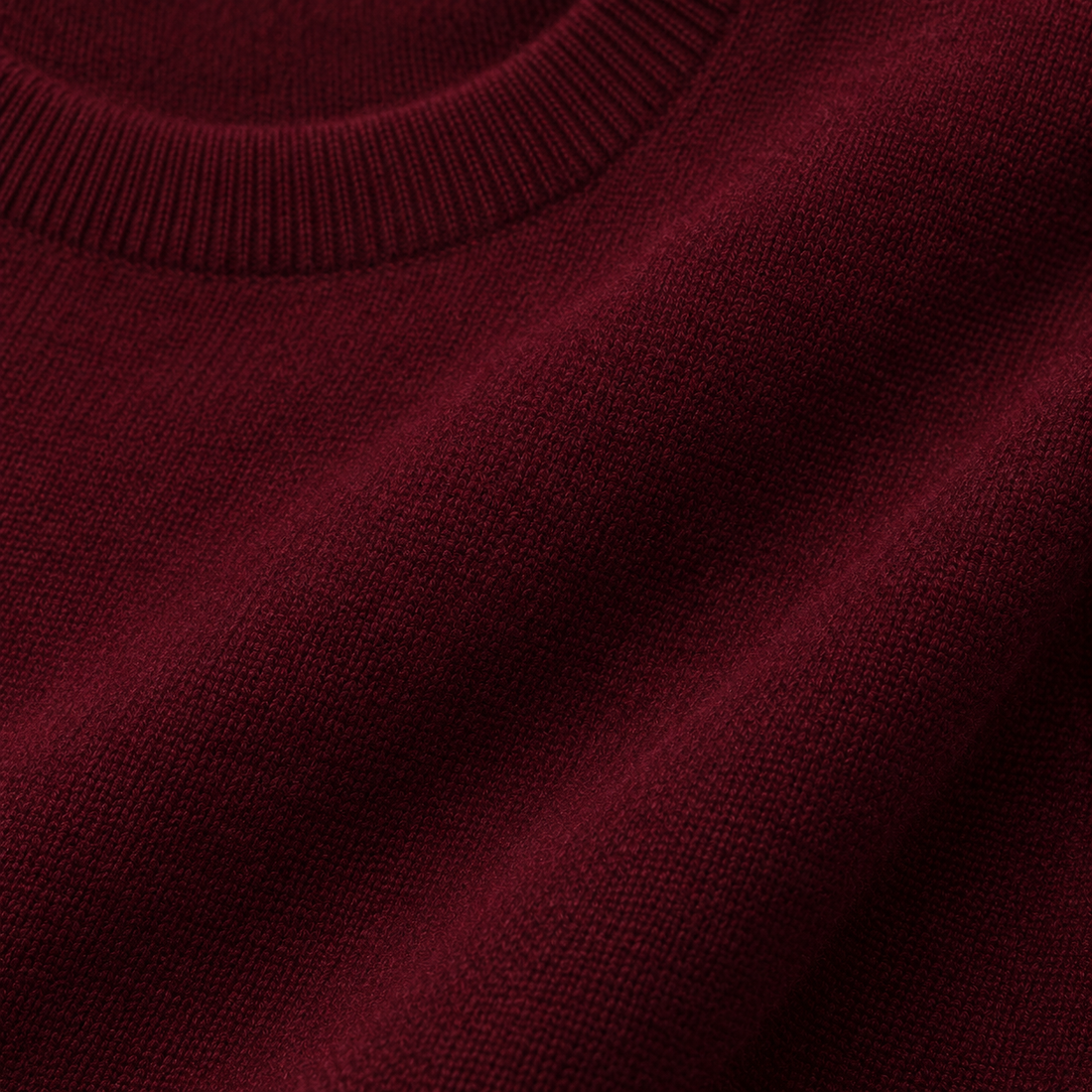 Strikket sweater til dame med løs pasform