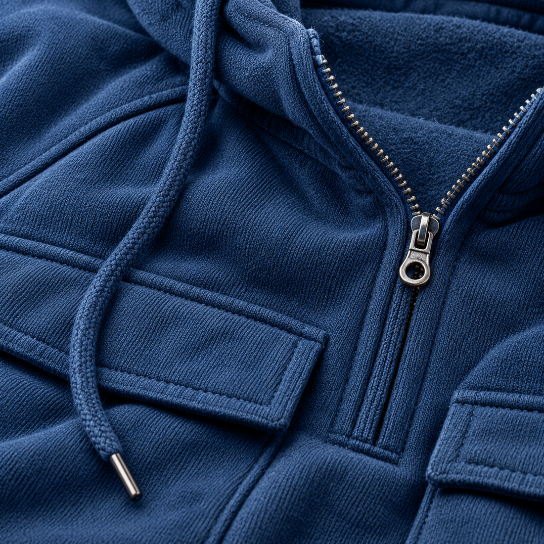 Strikket herresweater med slank pasform