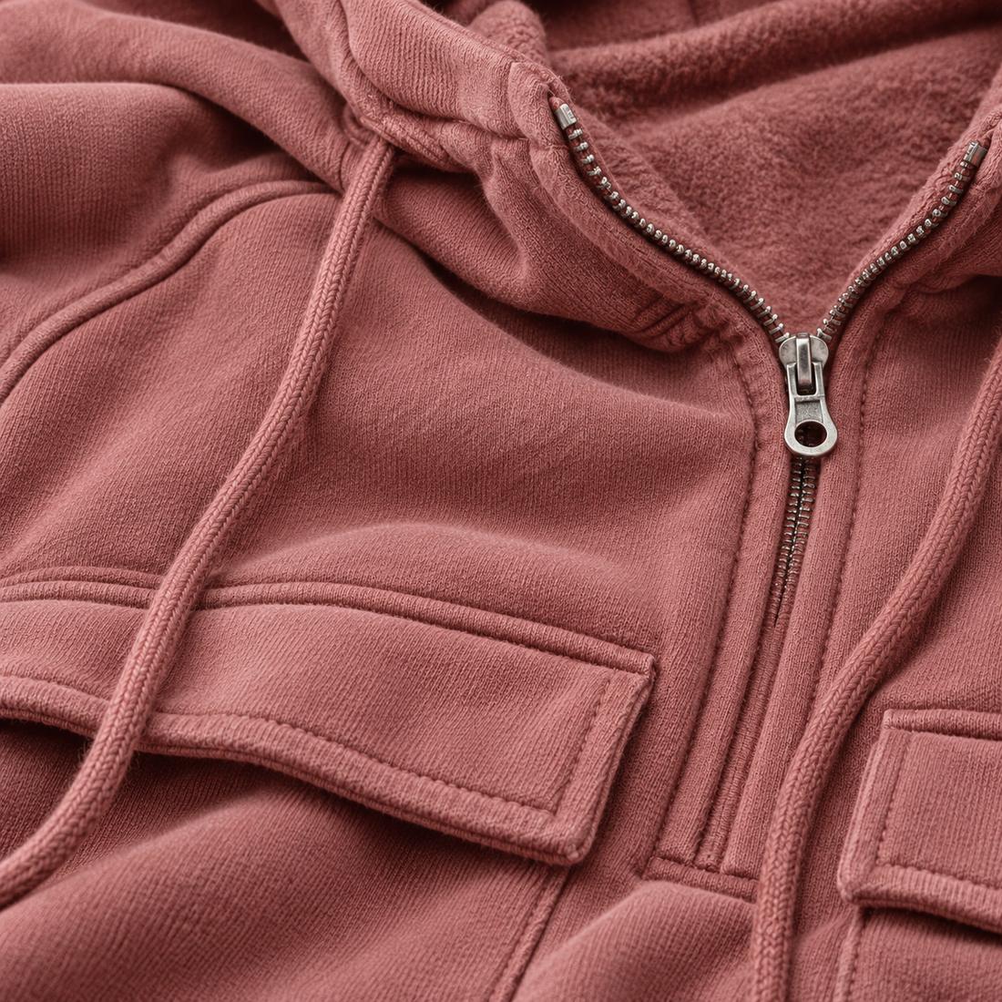 Strikket herresweater med slank pasform