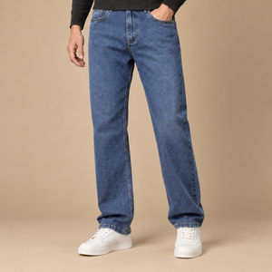 Herrejeans med lige ben