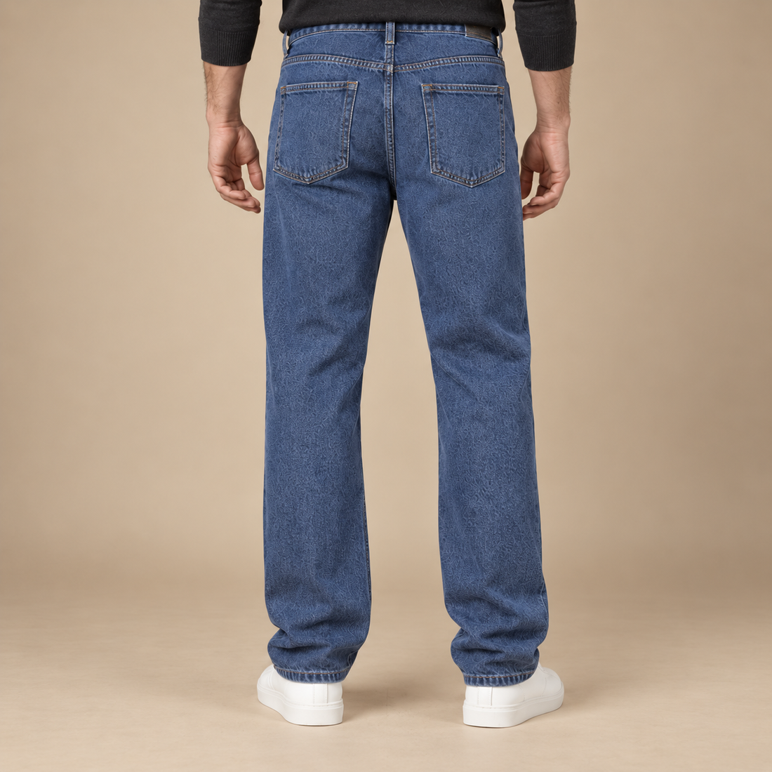 Herrejeans med lige ben