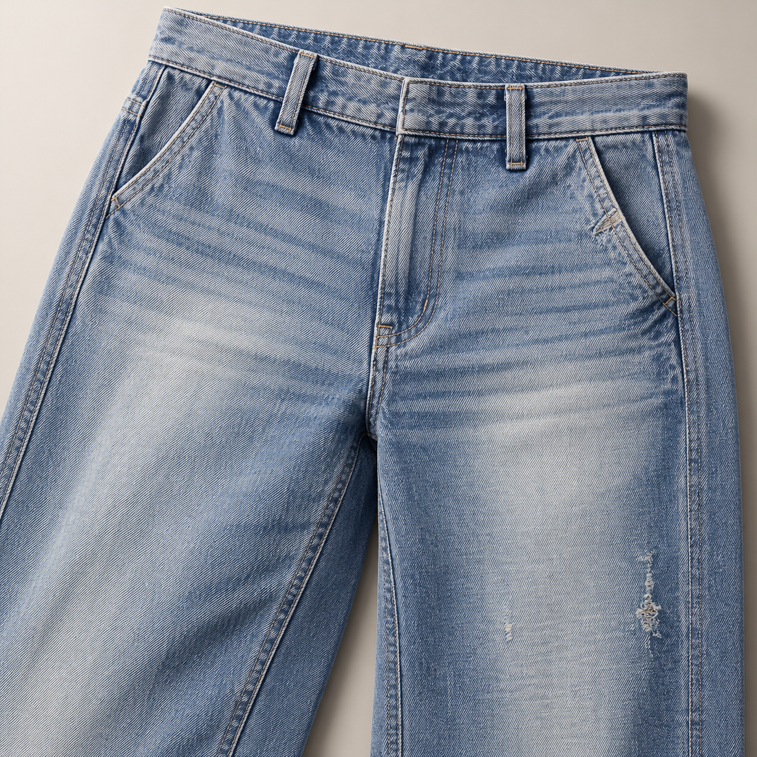 Damejeans med vide ben