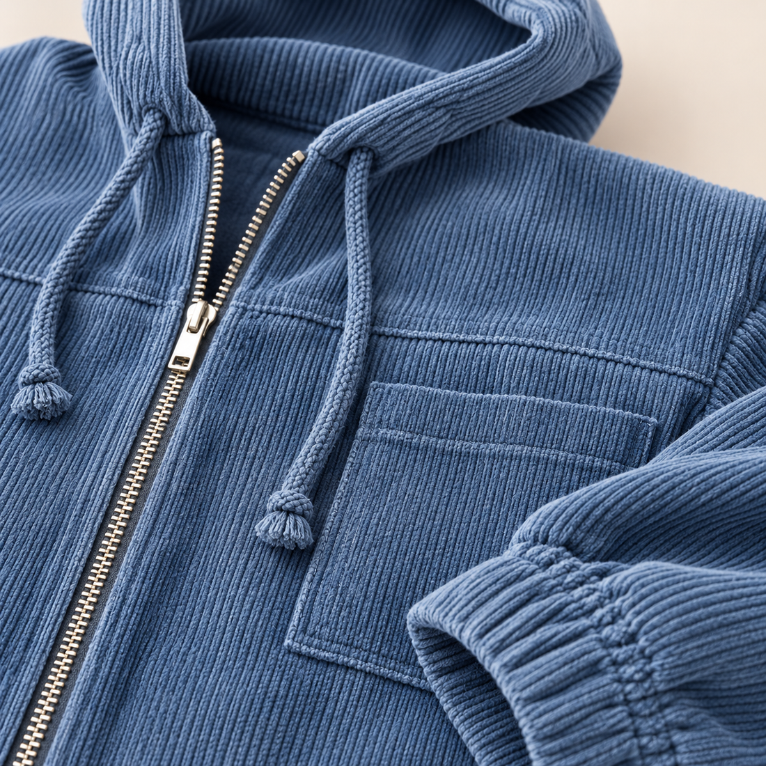 Hoodie til dame med bredt snit