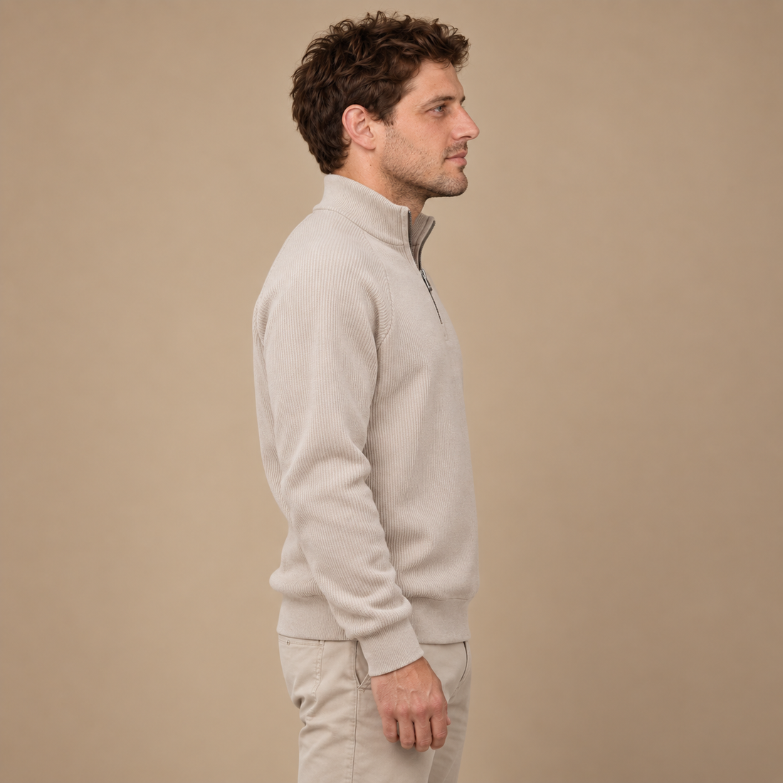 Termosweater til herre med slank pasform