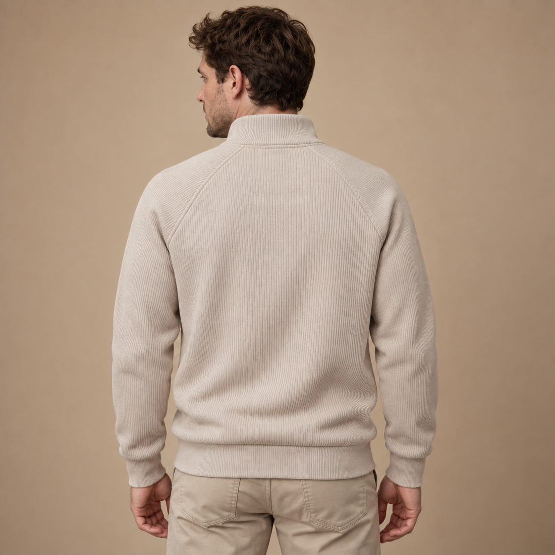 Termosweater til herre med slank pasform