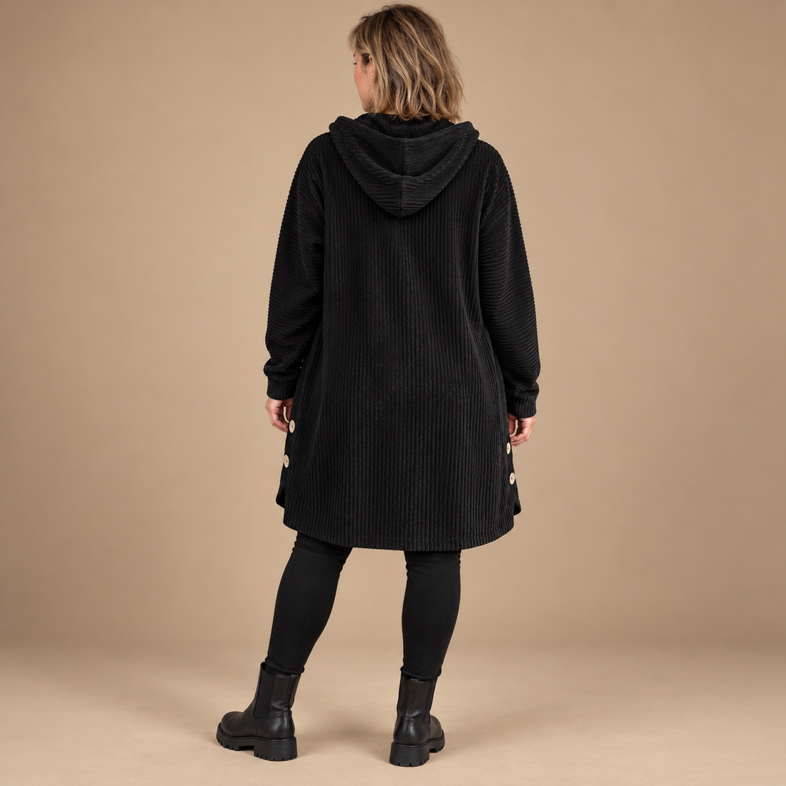 Lang tynd cardigan til dame