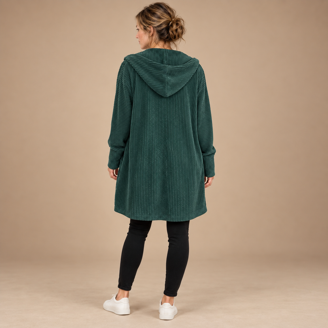 Lang tynd cardigan til dame