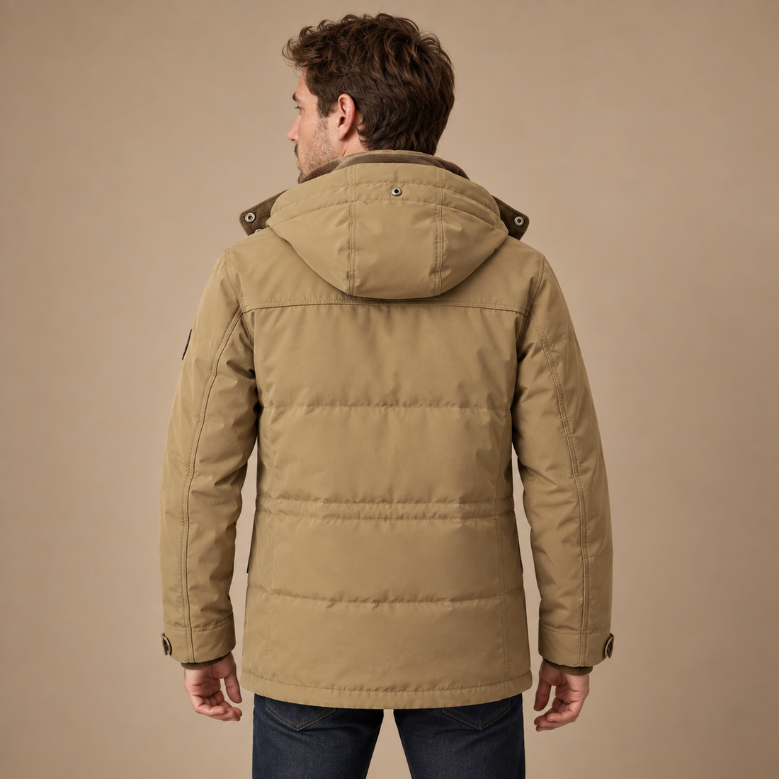 Outdoorjakke til herre med ventilation
