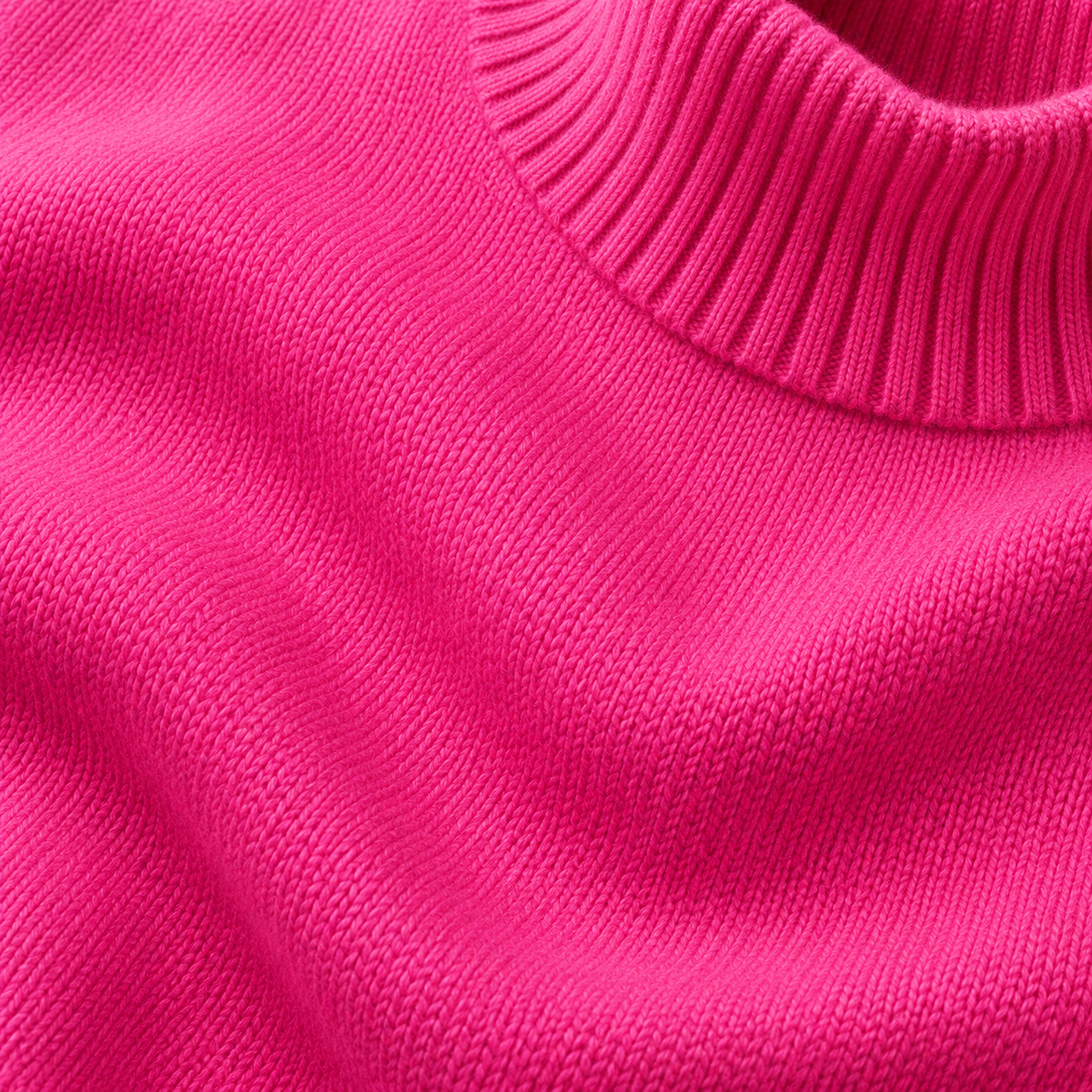 Rullekravesweater til dame med slank pasform