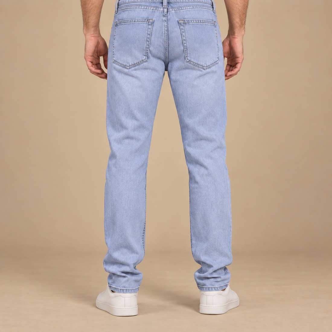 Herrejeans i slim fit med stretch
