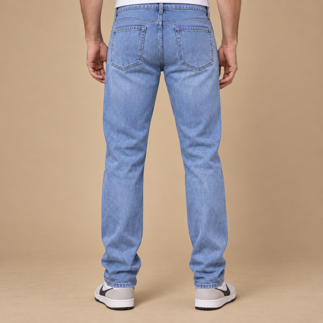 Herrejeans i slim fit med stretch