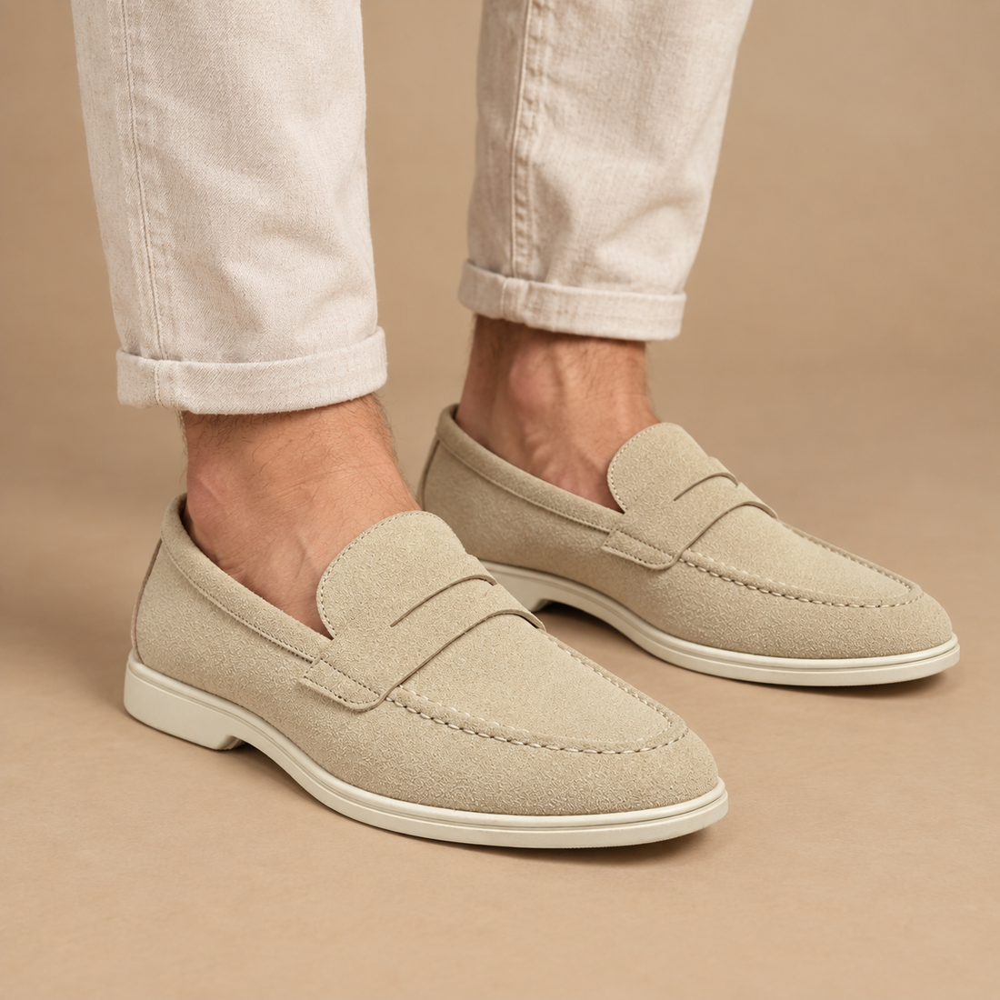 Slip-on loafers til herre