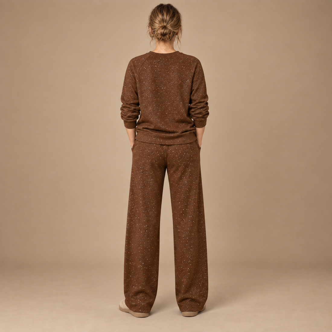 Co-ord sæt til dame med glitter