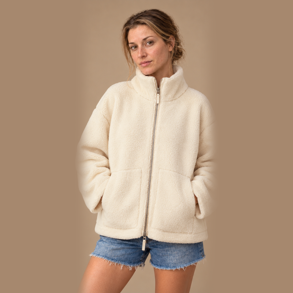Oversized vinterjakke til dame
