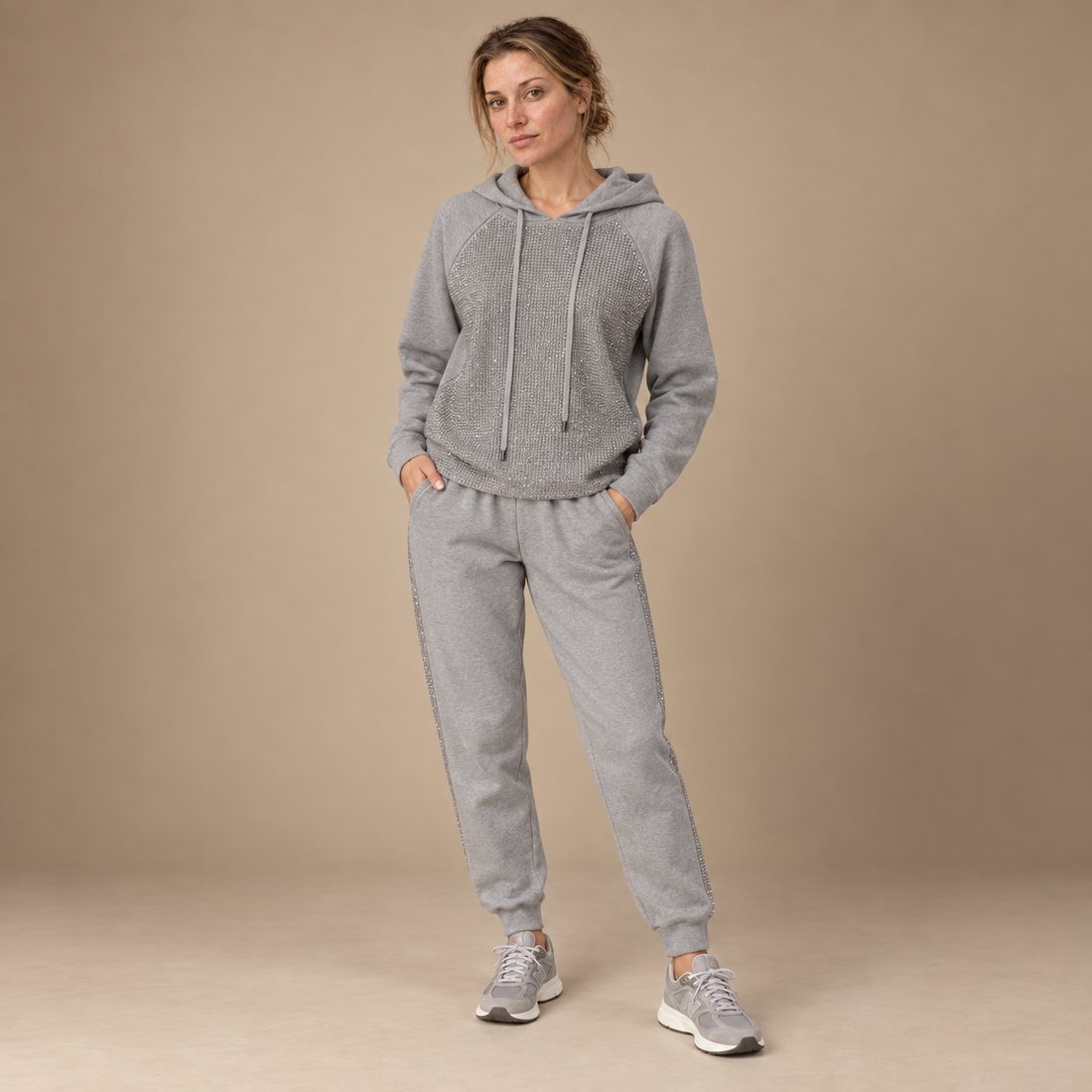 Joggingsæt til dame i stretch