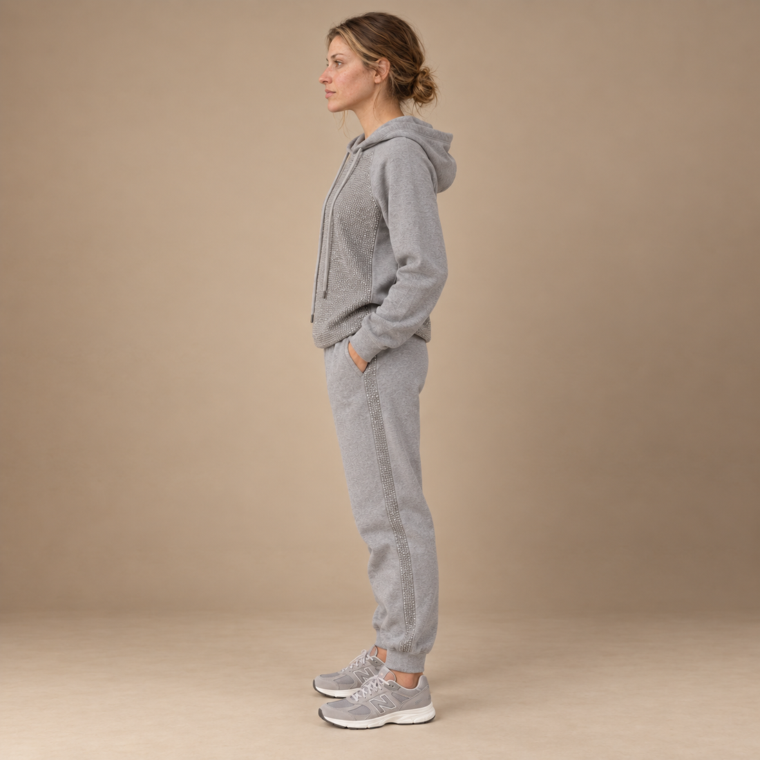 Joggingsæt til dame i stretch